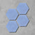 Lake Blue Hexagonal Cement Tile